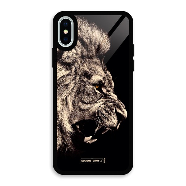 Roaring Lion Glass Back Case for iPhone XS