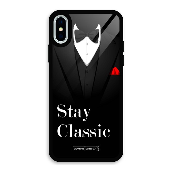 Stay Classic Glass Back Case for iPhone XS