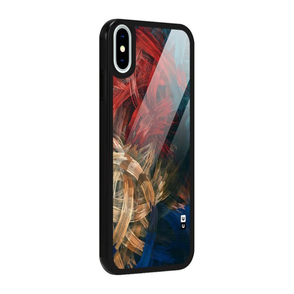 Artsy Colors Glass Back Case for iPhone XS