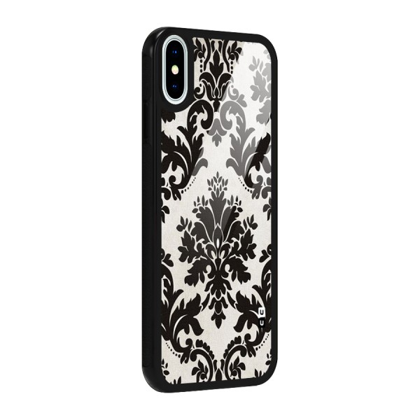 Black Beauty Glass Back Case for iPhone XS