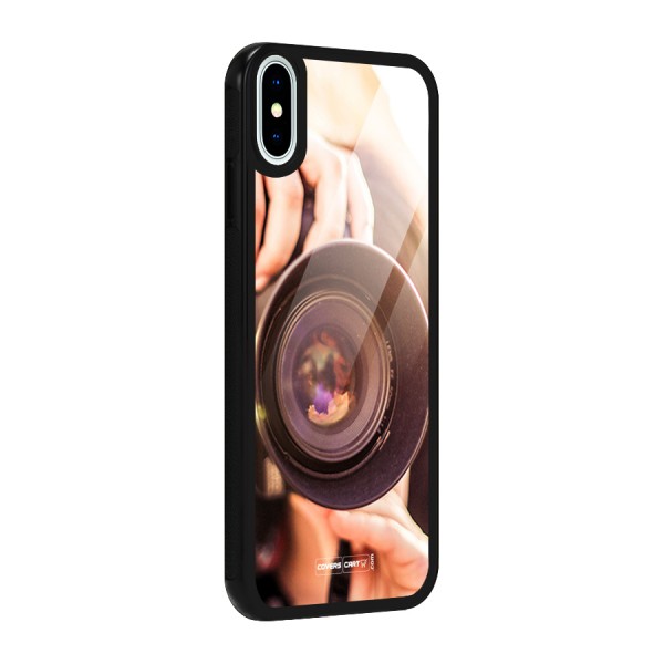 Camera Lovers Glass Back Case for iPhone XS