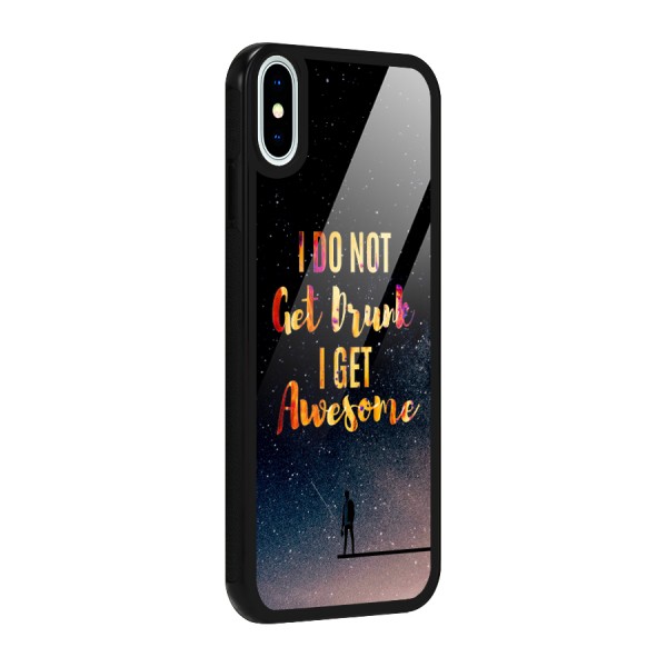 Get Awesome Glass Back Case for iPhone XS