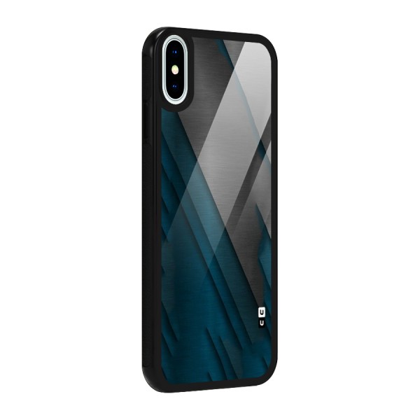 Just Lines Glass Back Case for iPhone XS