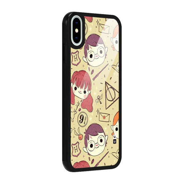 Nerds Glass Back Case for iPhone XS