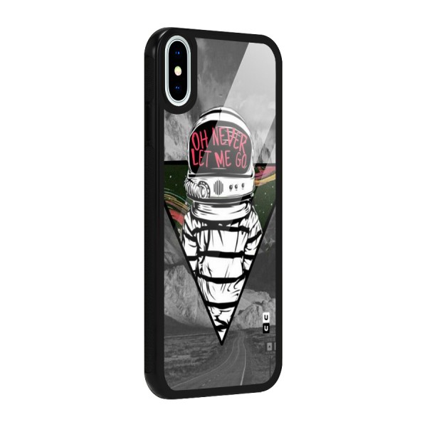 Never Let Me Go Glass Back Case for iPhone XS