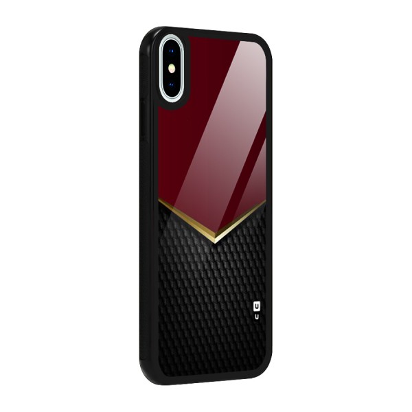 Rich Design Glass Back Case for iPhone XS