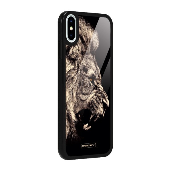 Roaring Lion Glass Back Case for iPhone XS