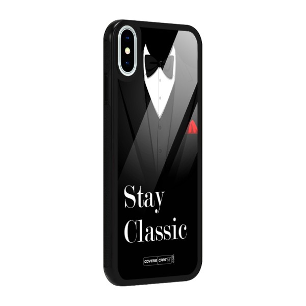 Stay Classic Glass Back Case for iPhone XS