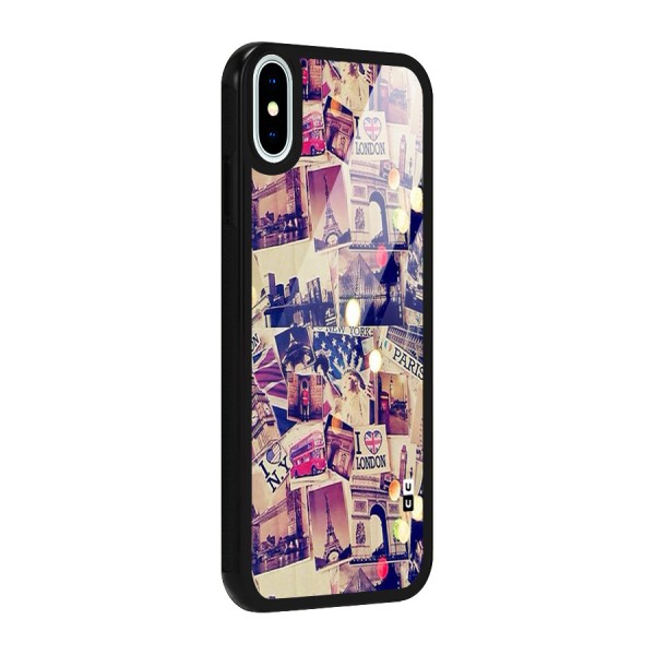 Travel Pictures Glass Back Case for iPhone XS