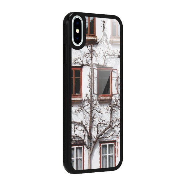 Tree House Glass Back Case for iPhone XS