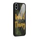 Wild Leaf Thing Glass Back Case for iPhone XS