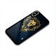 Beautiful Golden Lion Design Glass Back Case for iPhone XS