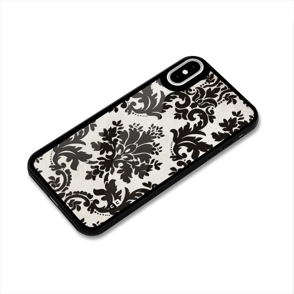 Black Beauty Glass Back Case for iPhone XS