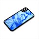 Blaze Blue Marble Texture Glass Back Case for iPhone XS