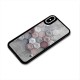 Cute Hexagonal Pattern Glass Back Case for iPhone XS