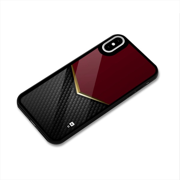 Rich Design Glass Back Case for iPhone XS