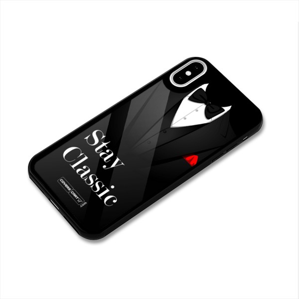 Stay Classic Glass Back Case for iPhone XS