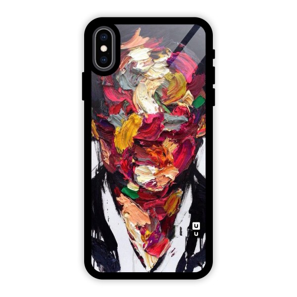 Acrylic Face Glass Back Case for iPhone XS Max