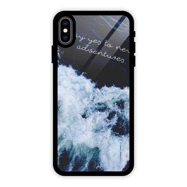 Adventures Glass Back Case for iPhone XS Max