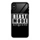 Beast Mode Activated Glass Back Case for iPhone XS Max