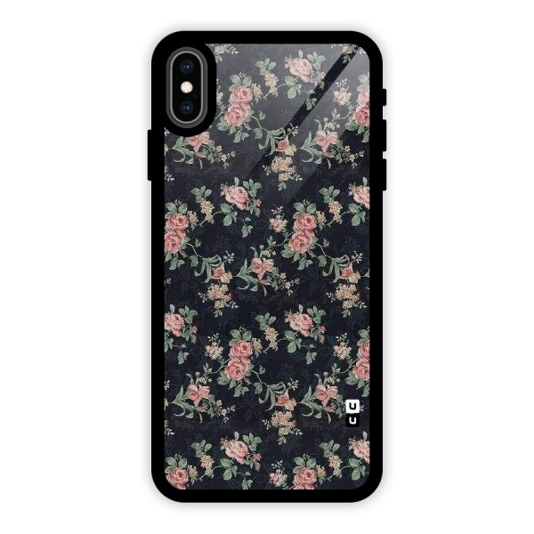 Bloom Black Glass Back Case for iPhone XS Max