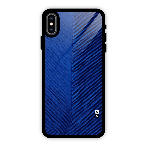 Classy Blues Glass Back Case for iPhone XS Max