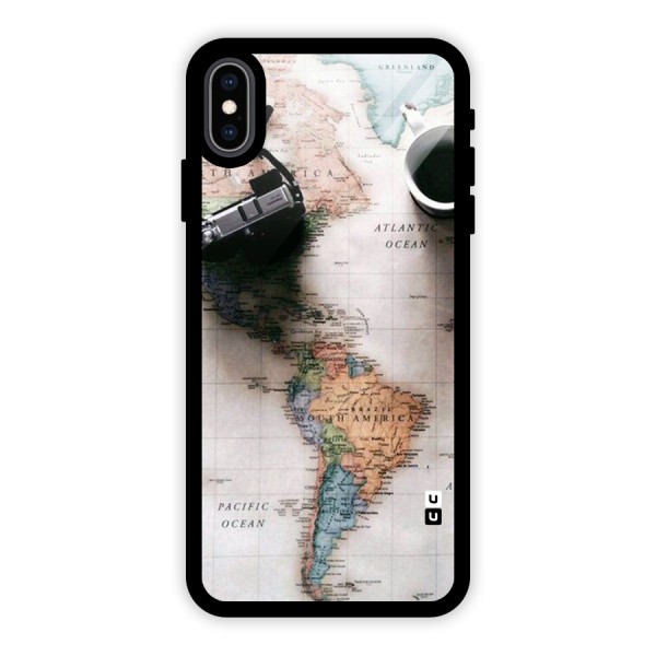 Coffee And Travel Glass Back Case for iPhone XS Max