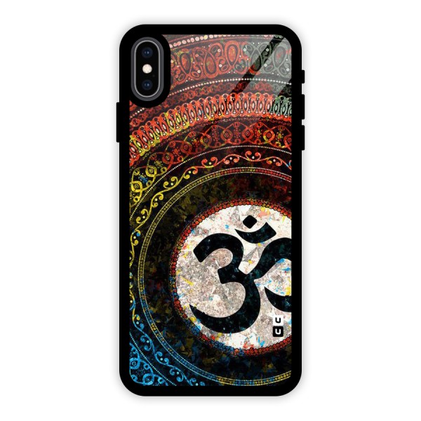 Culture Om Design Glass Back Case for iPhone XS Max