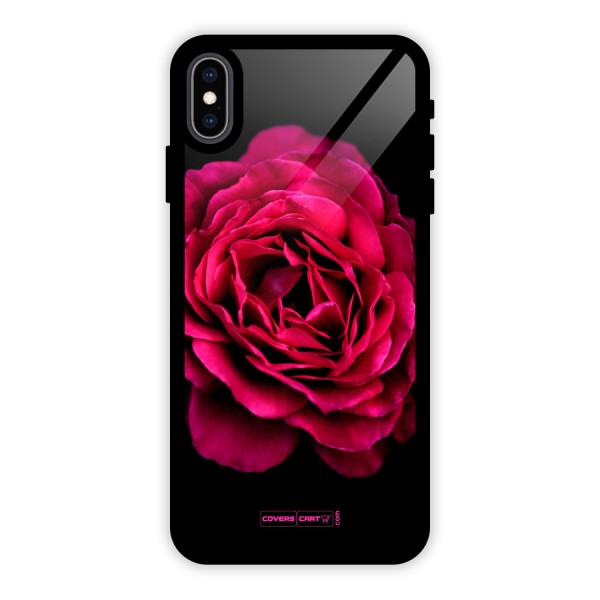 Magical Rose Glass Back Case for iPhone XS Max