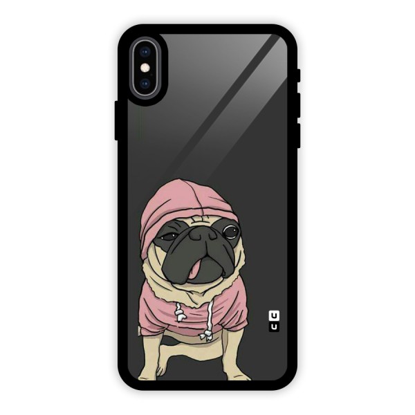Pug Swag Glass Back Case for iPhone XS Max