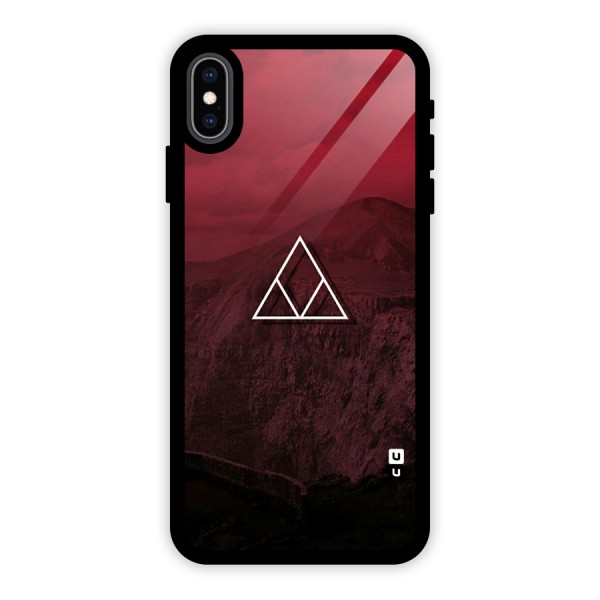 Red Hills Glass Back Case for iPhone XS Max