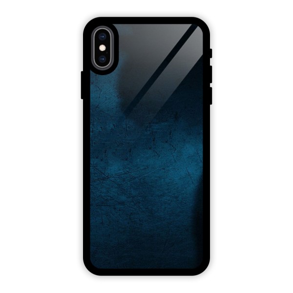 Royal Blue Glass Back Case for iPhone XS Max