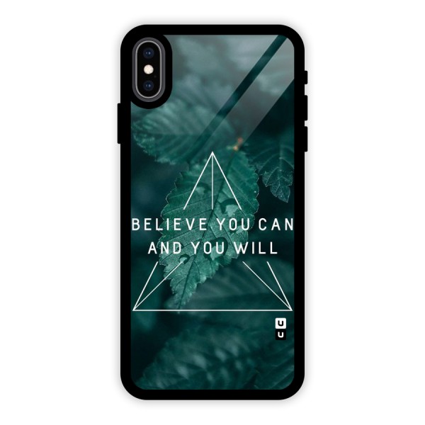 You Will Glass Back Case for iPhone XS Max