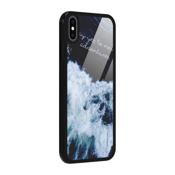 Adventures Glass Back Case for iPhone XS Max