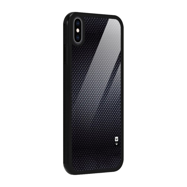 Black Diamond Glass Back Case for iPhone XS Max