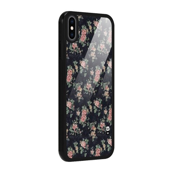 Bloom Black Glass Back Case for iPhone XS Max
