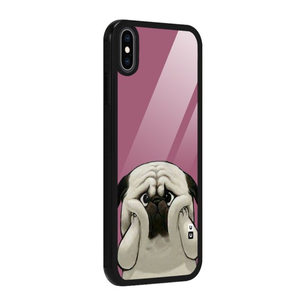 Chubby Doggo Glass Back Case for iPhone XS Max