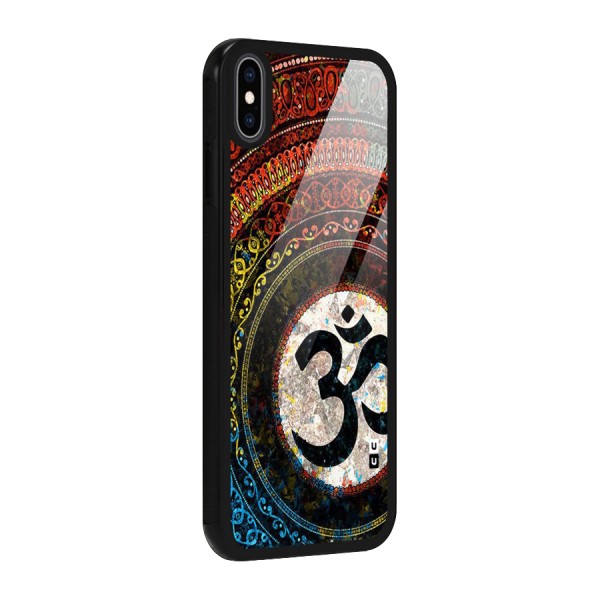 Culture Om Design Glass Back Case for iPhone XS Max