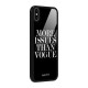 More Issues than Vogue (Black) Glass Back Case for iPhone XS Max