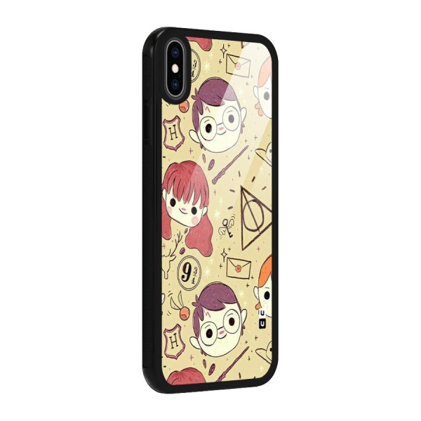 Nerds Glass Back Case for iPhone XS Max