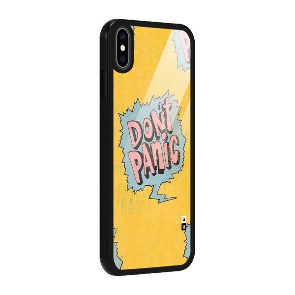 No Panic Glass Back Case for iPhone XS Max