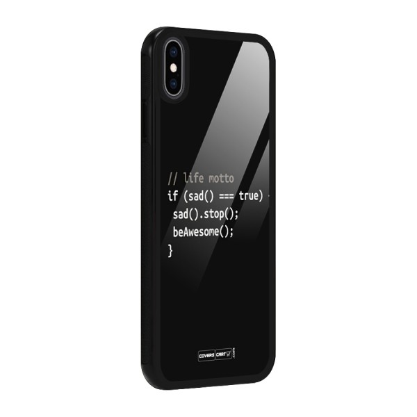 Programmers Life Glass Back Case for iPhone XS Max