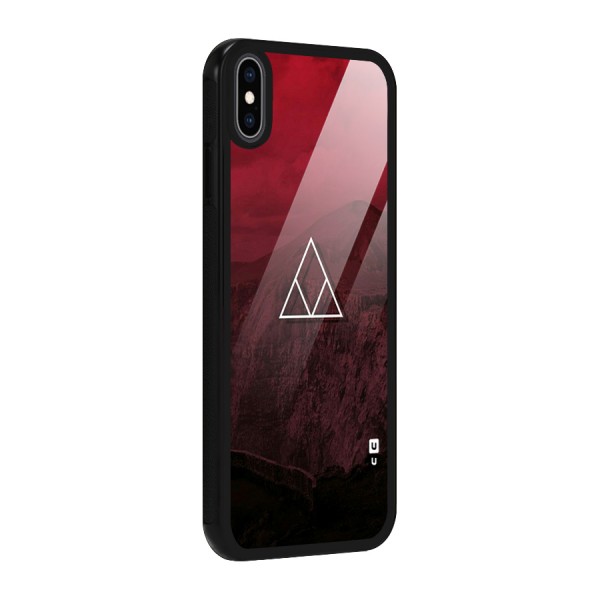 Red Hills Glass Back Case for iPhone XS Max