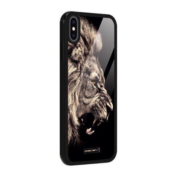 Roaring Lion Glass Back Case for iPhone XS Max
