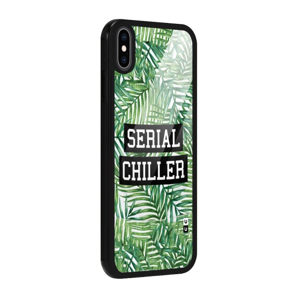 Serial Chiller Glass Back Case for iPhone XS Max