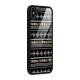 Snowflakes Gold Glass Back Case for iPhone XS Max