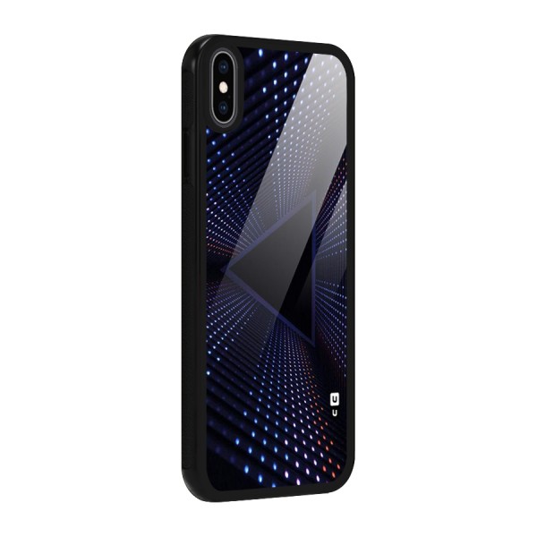 Stars Abstract Glass Back Case for iPhone XS Max