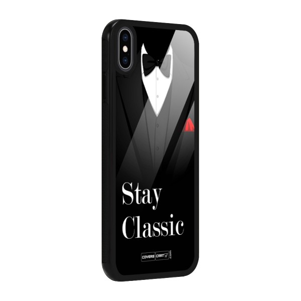 Stay Classic Glass Back Case for iPhone XS Max