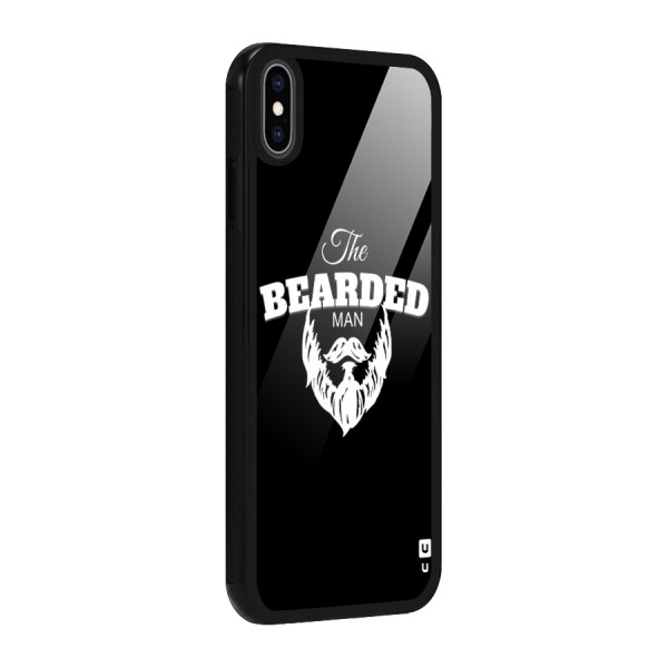 The Bearded Man Glass Back Case for iPhone XS Max