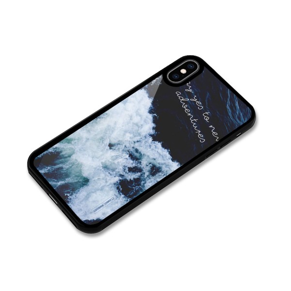 Adventures Glass Back Case for iPhone XS Max